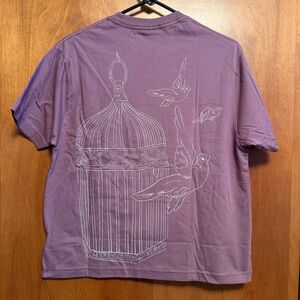 NWOT Taylor Swift Speak Now Bird Cage Short Sleeve Shirt Small